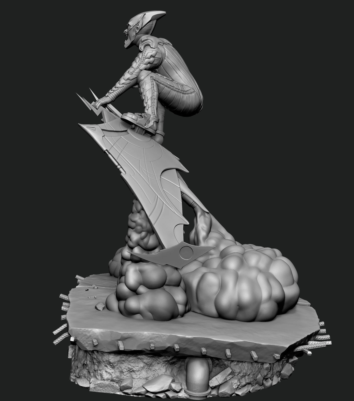 Green Goblin  3D print model_9