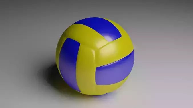 Lowpoly Volley Ball 3D Model