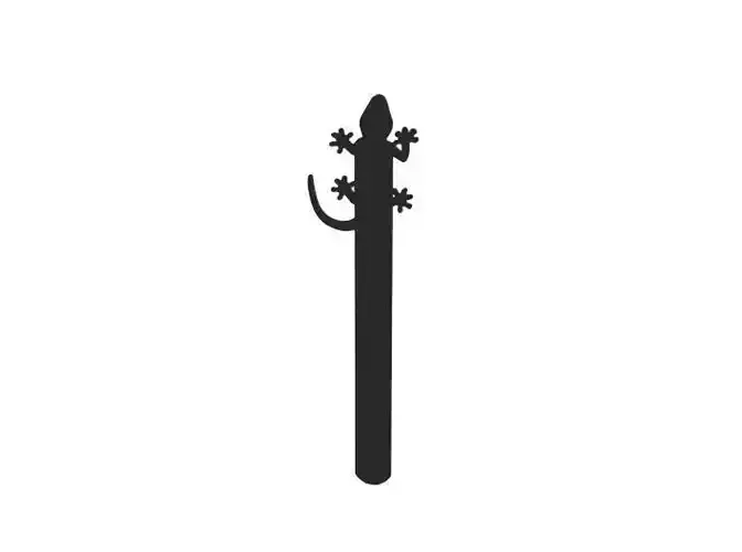 Bookmark gecko on stick