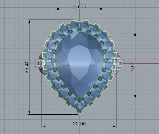 RING HURREM SULTAN 3D print model_3