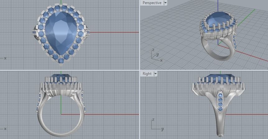 RING HURREM SULTAN 3D print model_9