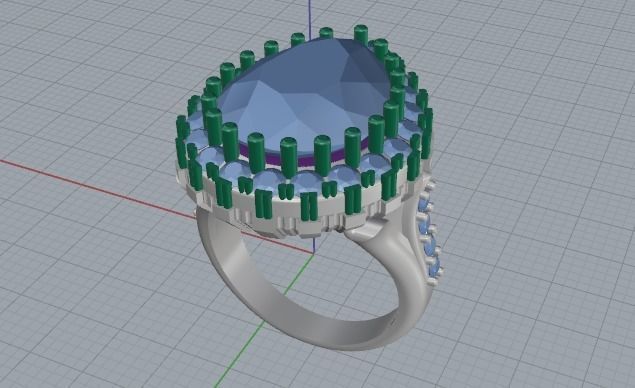 RING HURREM SULTAN 3D print model_7