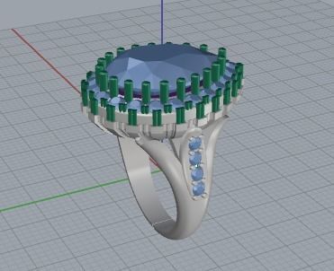 RING HURREM SULTAN 3D print model_6