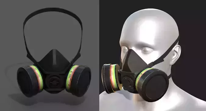 Gas mask helmet 3d safety resperator protection classic 