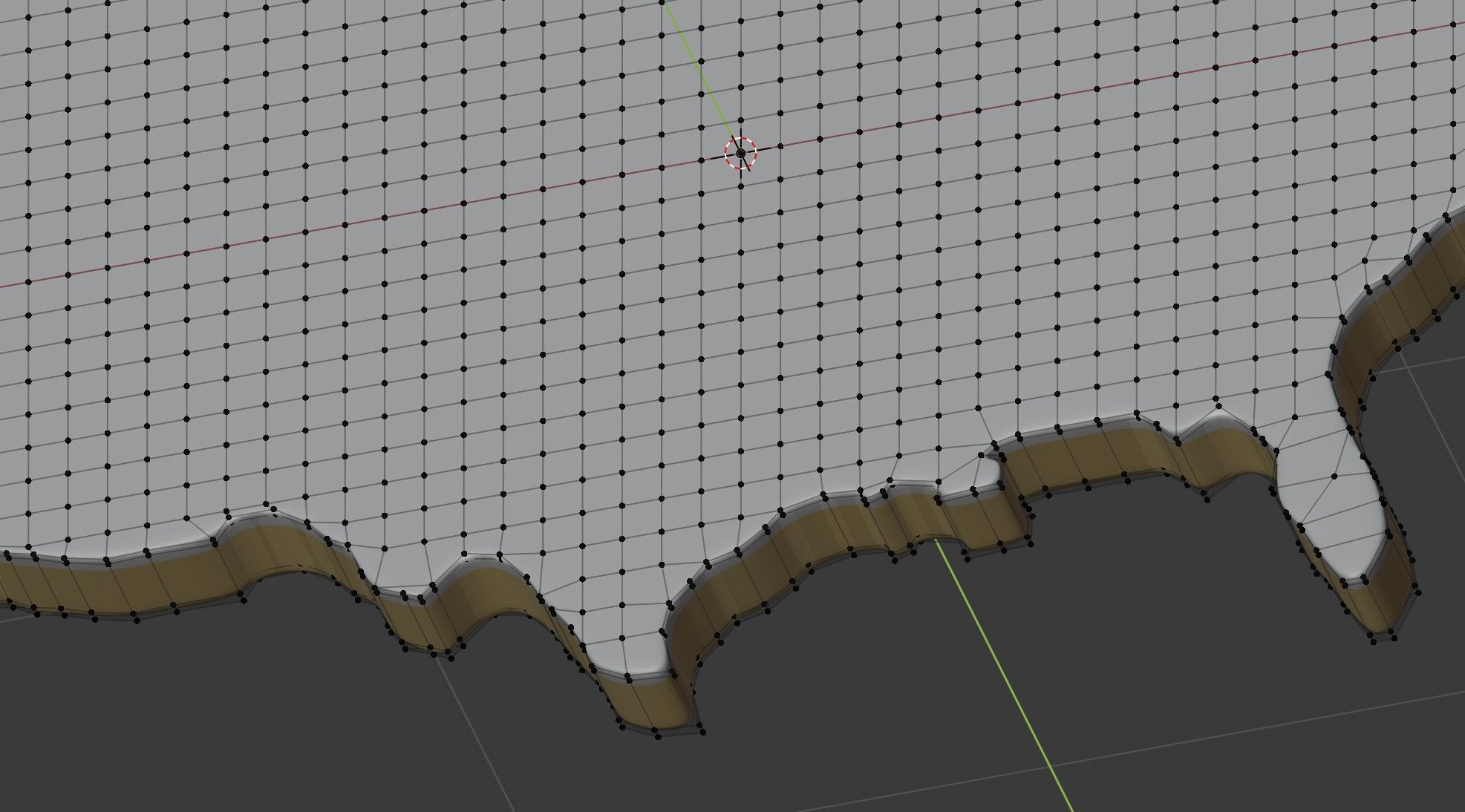 Map of most popular countries land border with flag 3D model_1