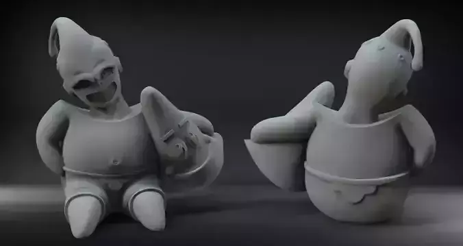 Kid BuuTrick - Mix DBZ - SpongeBob 3D print model