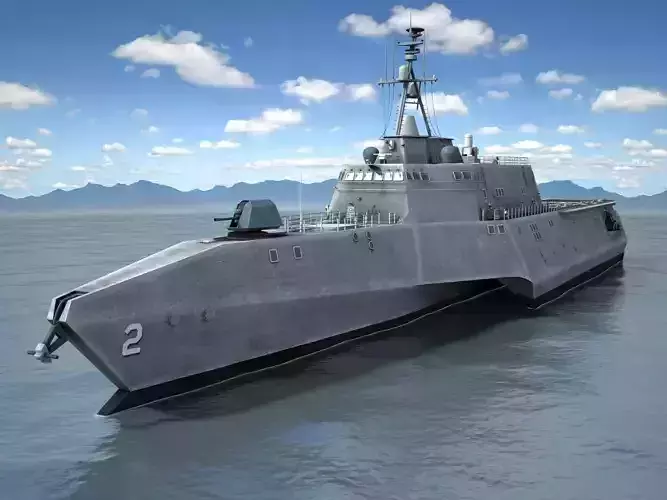 USS Independence LCS-2 ship 3D model