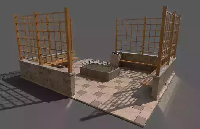 park set with 11 pieces 