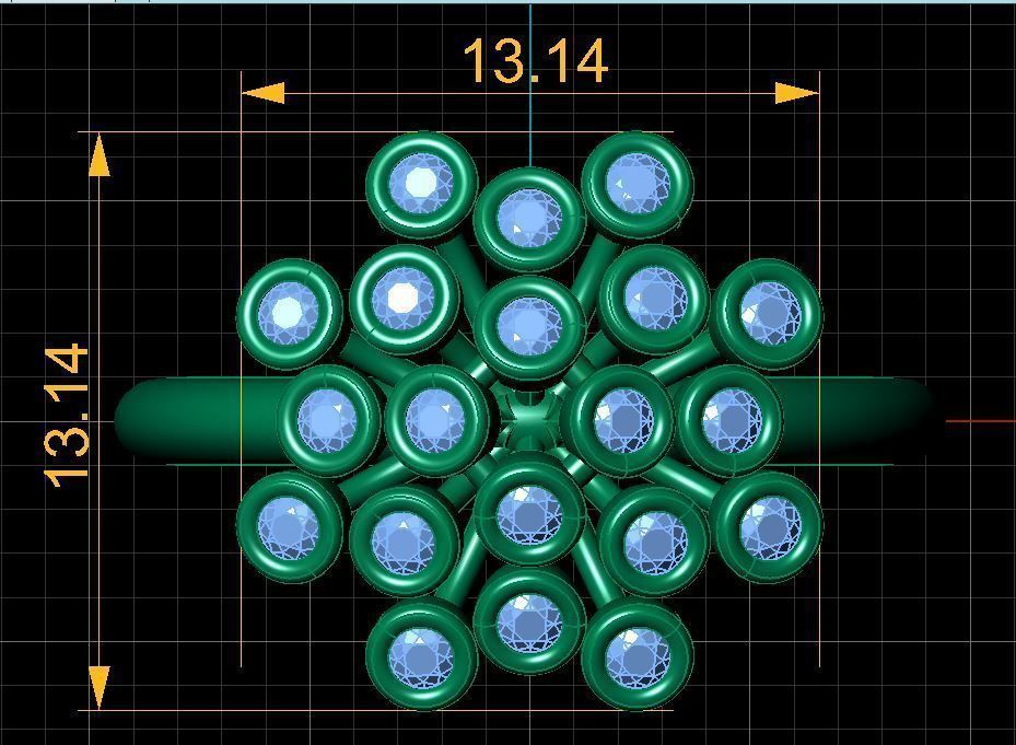 Flower Ring 3d Model Print 3D print model_8