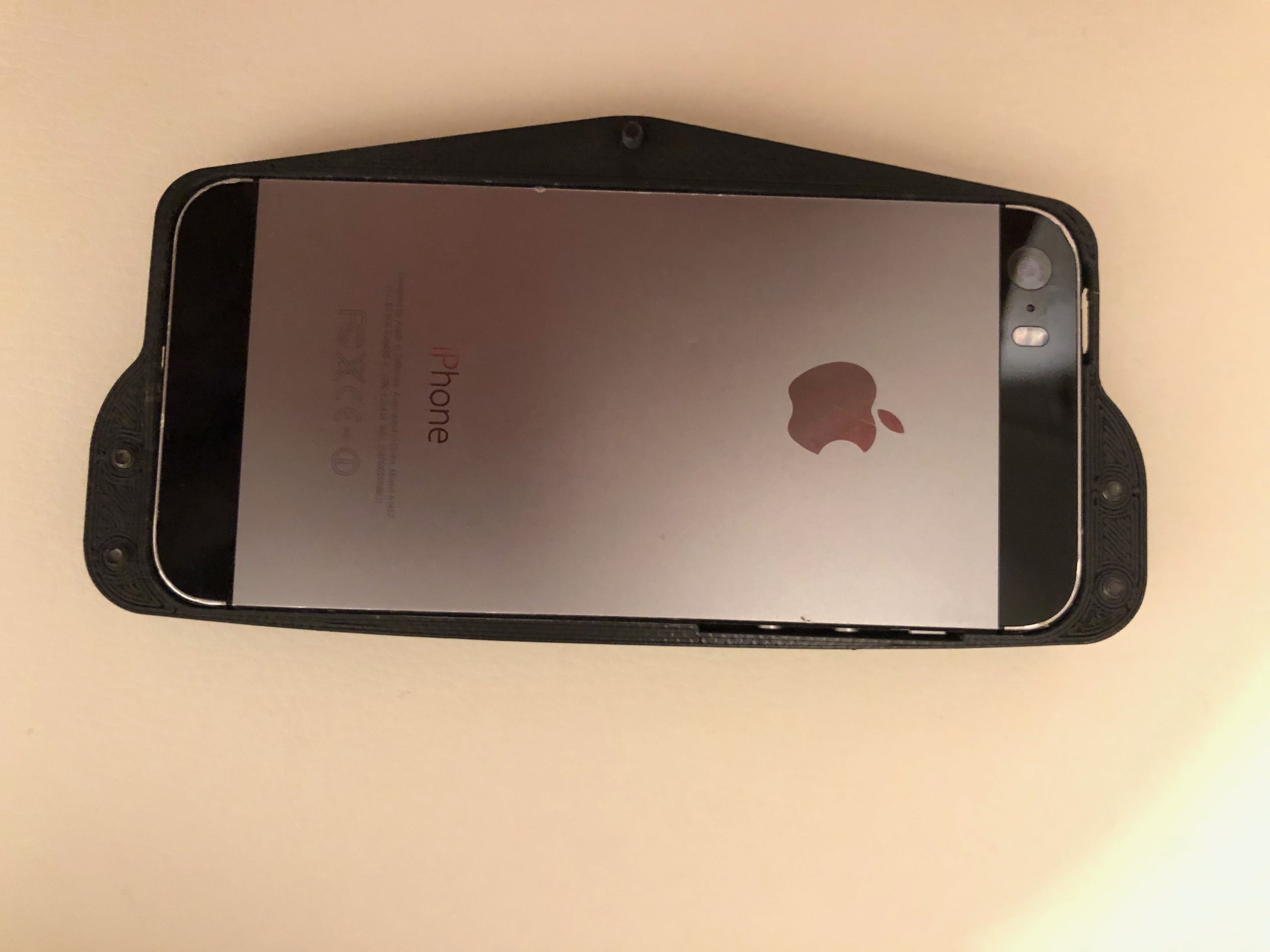 Thrustmaster F1 Wheel Addon stand for iPhone 5 5S 5SE 3D print model_5