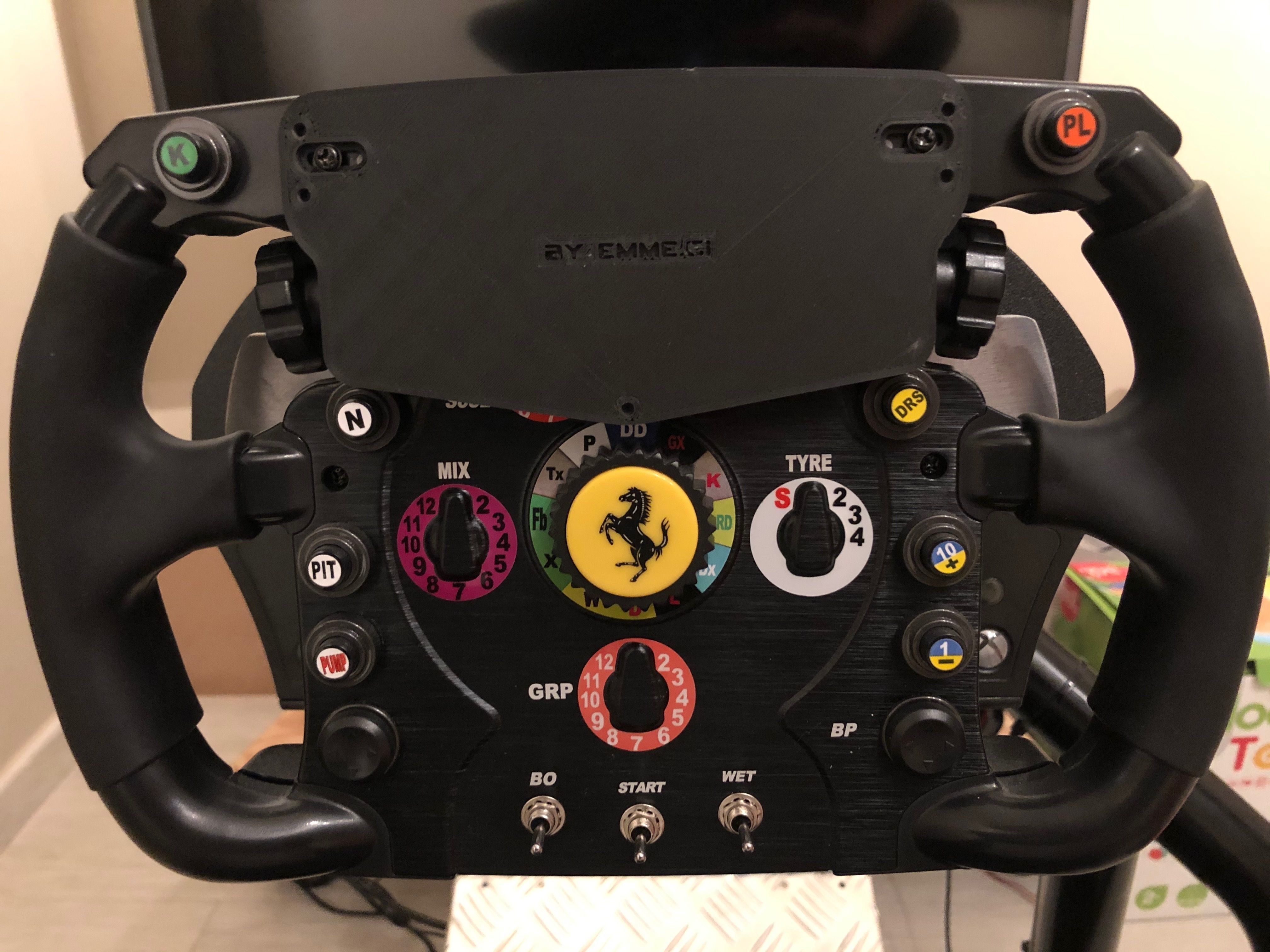 Thrustmaster F1 Wheel Addon stand for iPhone 5 5S 5SE 3D print model_4