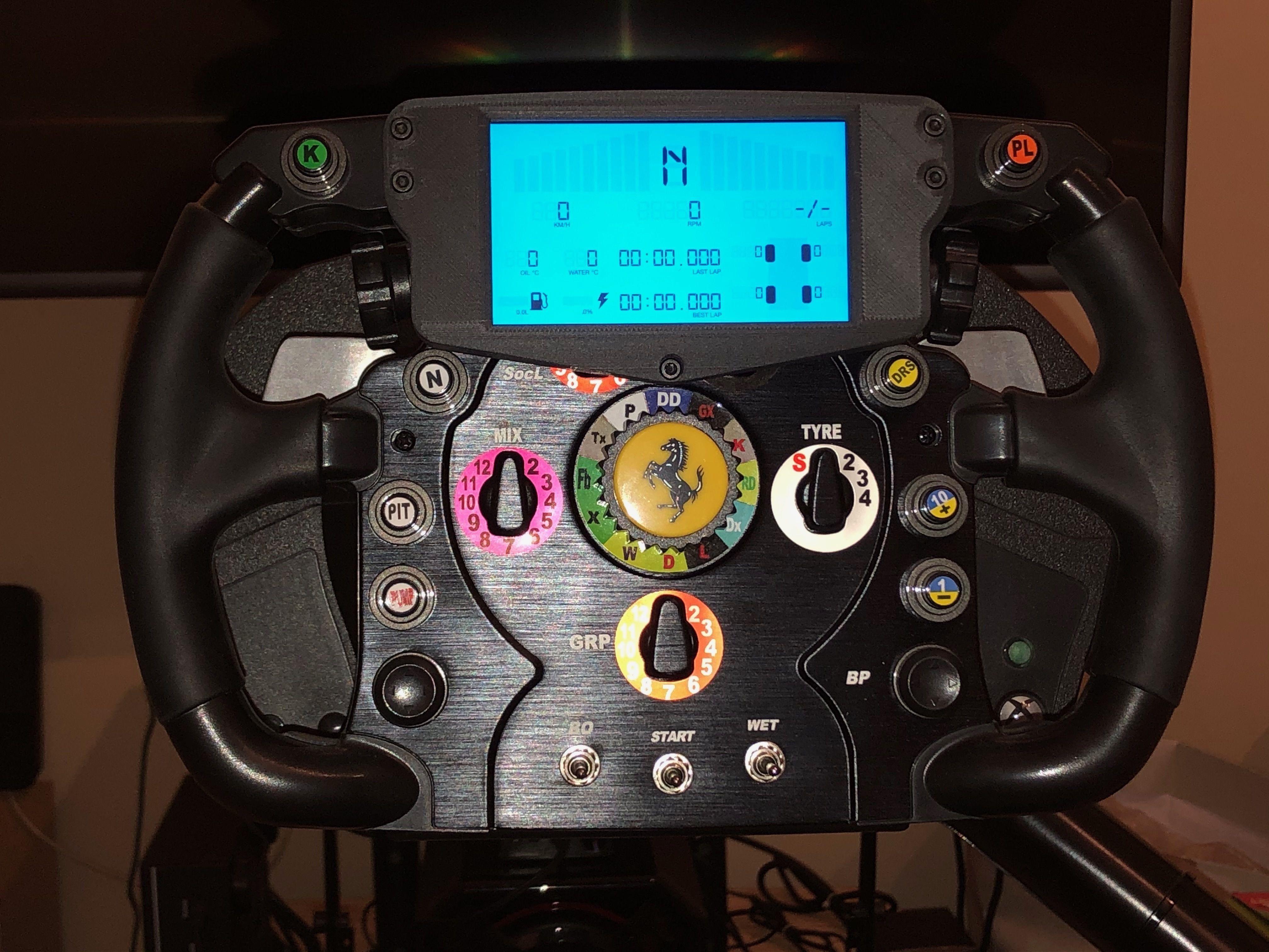 Thrustmaster F1 Wheel Addon stand for iPhone 5 5S 5SE 3D print model_6