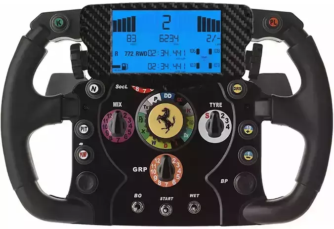 Thrustmaster F1 Wheel Addon stand for iPhone 5 5S 5SE 3D print model