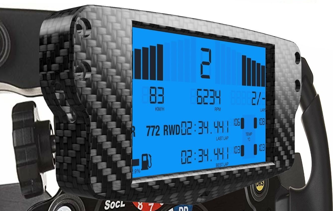 Thrustmaster F1 Wheel Addon stand for iPhone 5 5S 5SE 3D print model_2