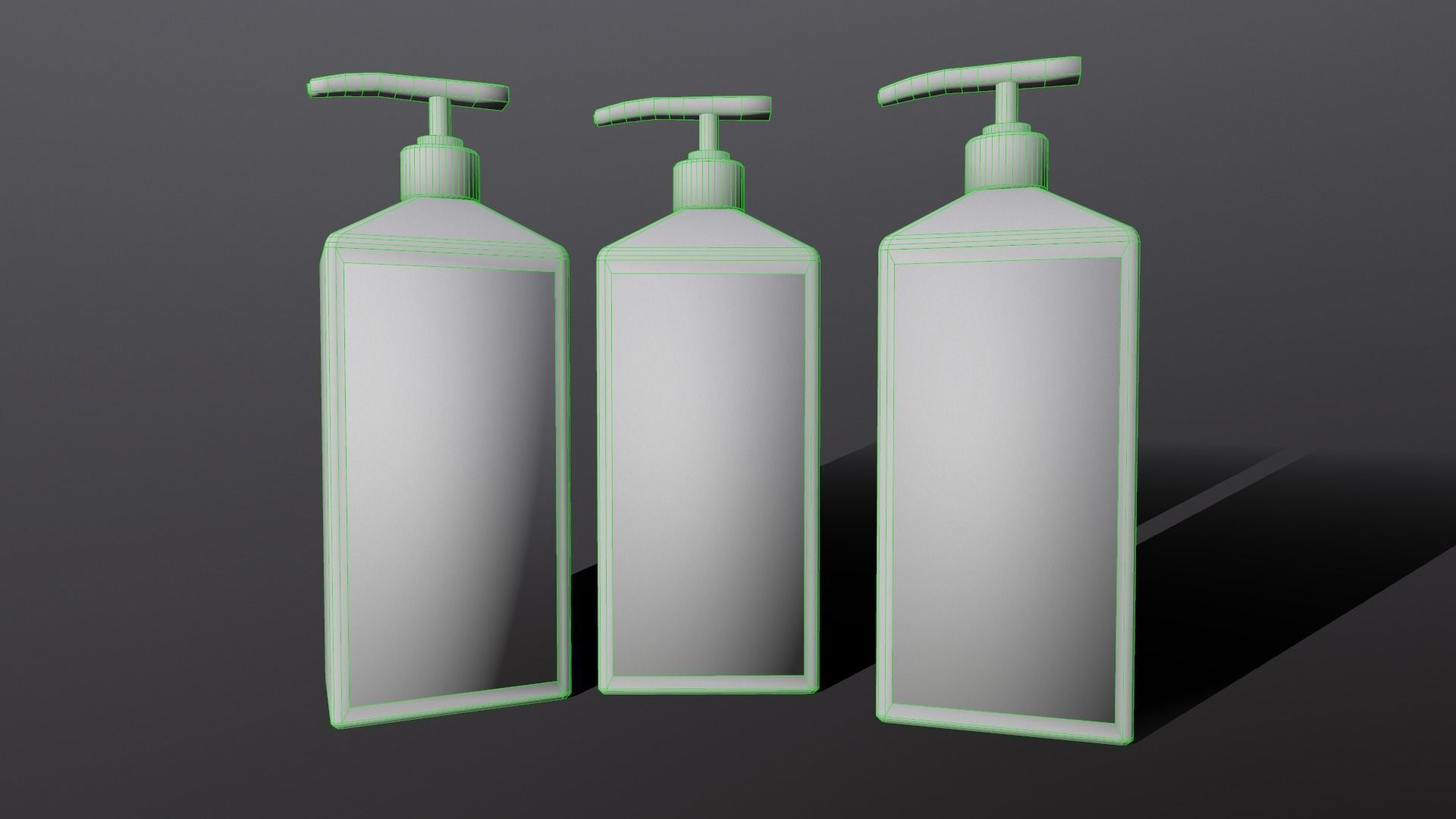 Sanitizer - antiseptic for hands Low-poly 3D model_11