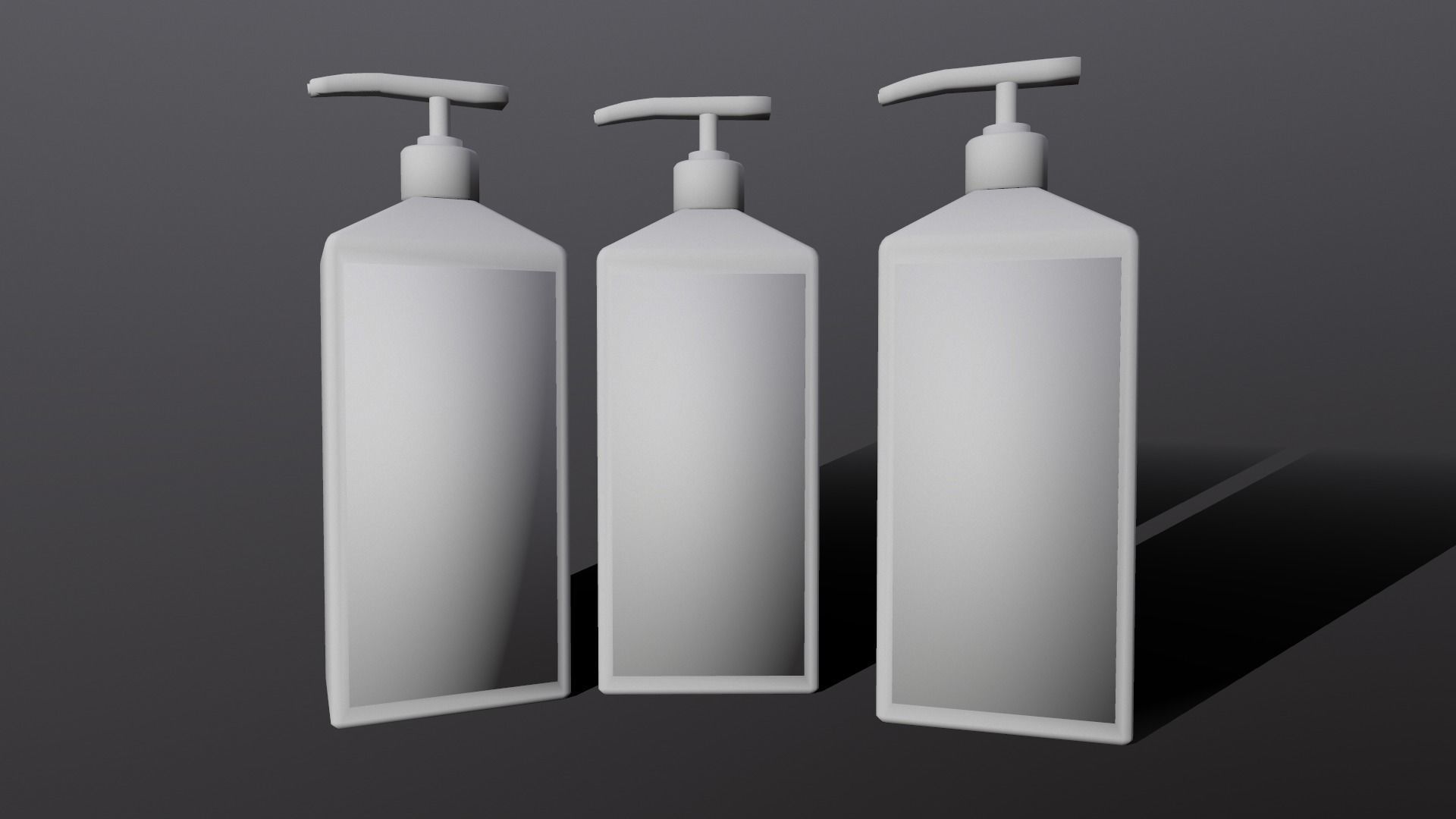 Sanitizer - antiseptic for hands Low-poly 3D model_10