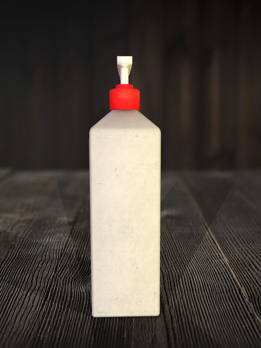 Sanitizer - antiseptic for hands Low-poly 3D model_5