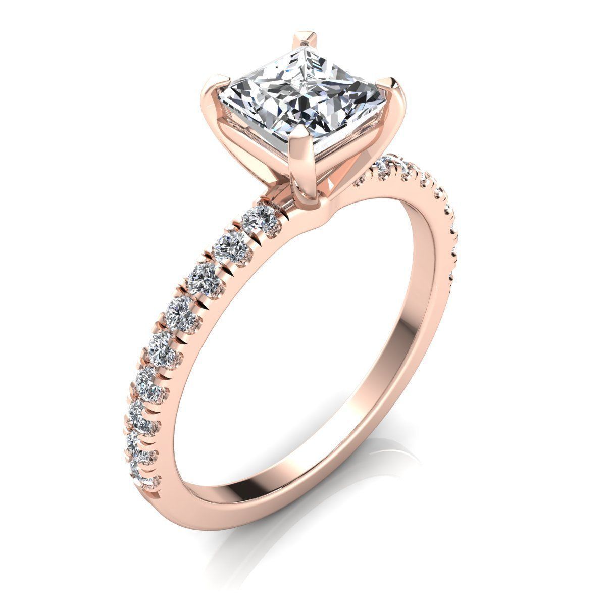 Royal Solitaire Ring 3d Model Print 3D print model_1