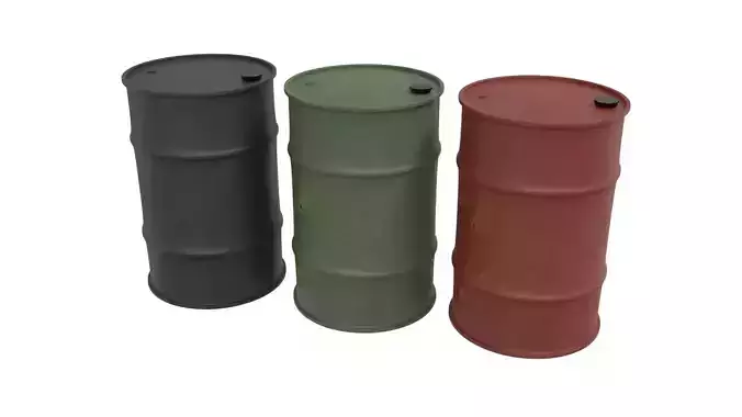 Barrels three plastic
