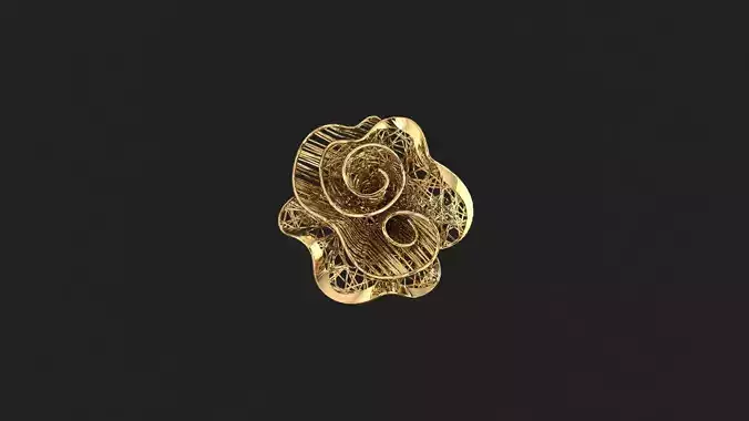 AR-TRK-Z043 gold ring