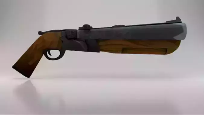 Double Barrel Shotgun 