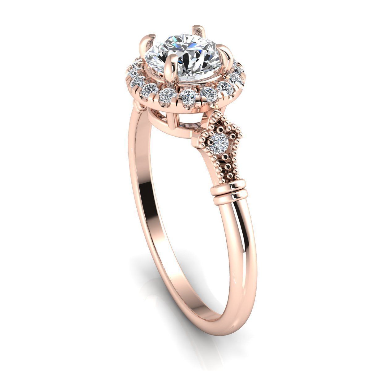 Fancy Solitaire Ring 3D print model_10