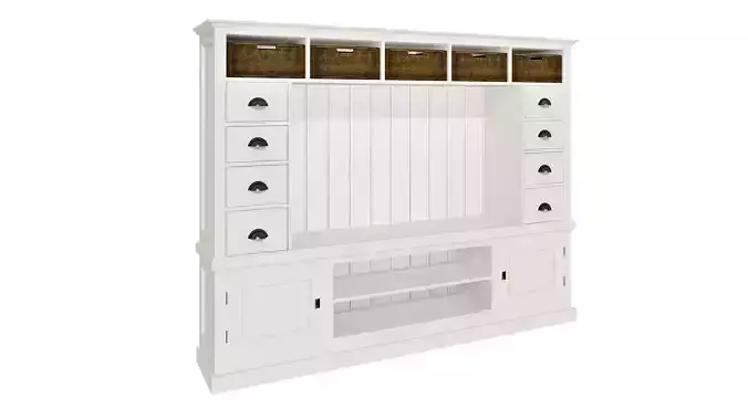 White tall closet 37