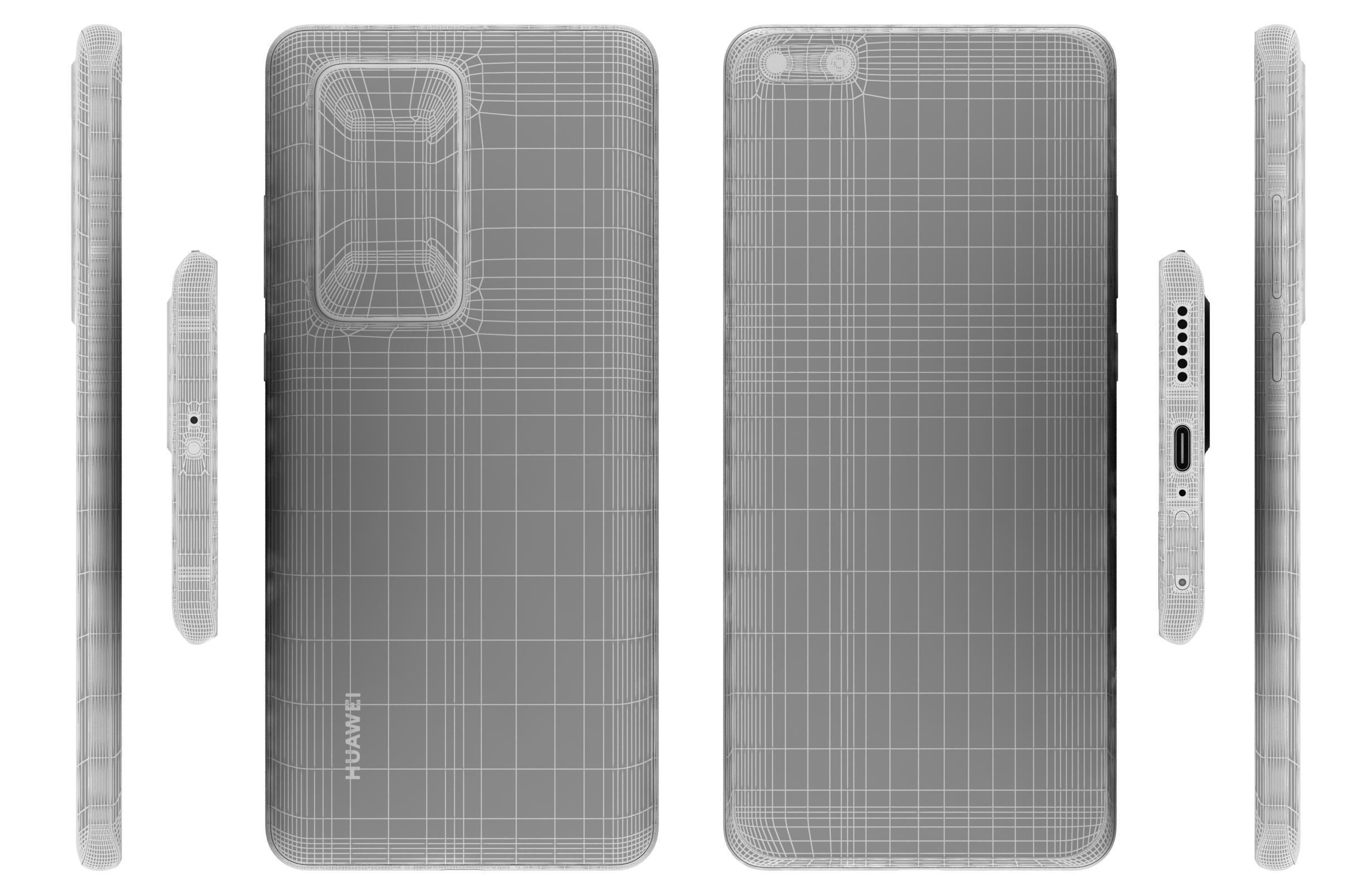 Huawei P40 Pro Plus Black 3D model_14