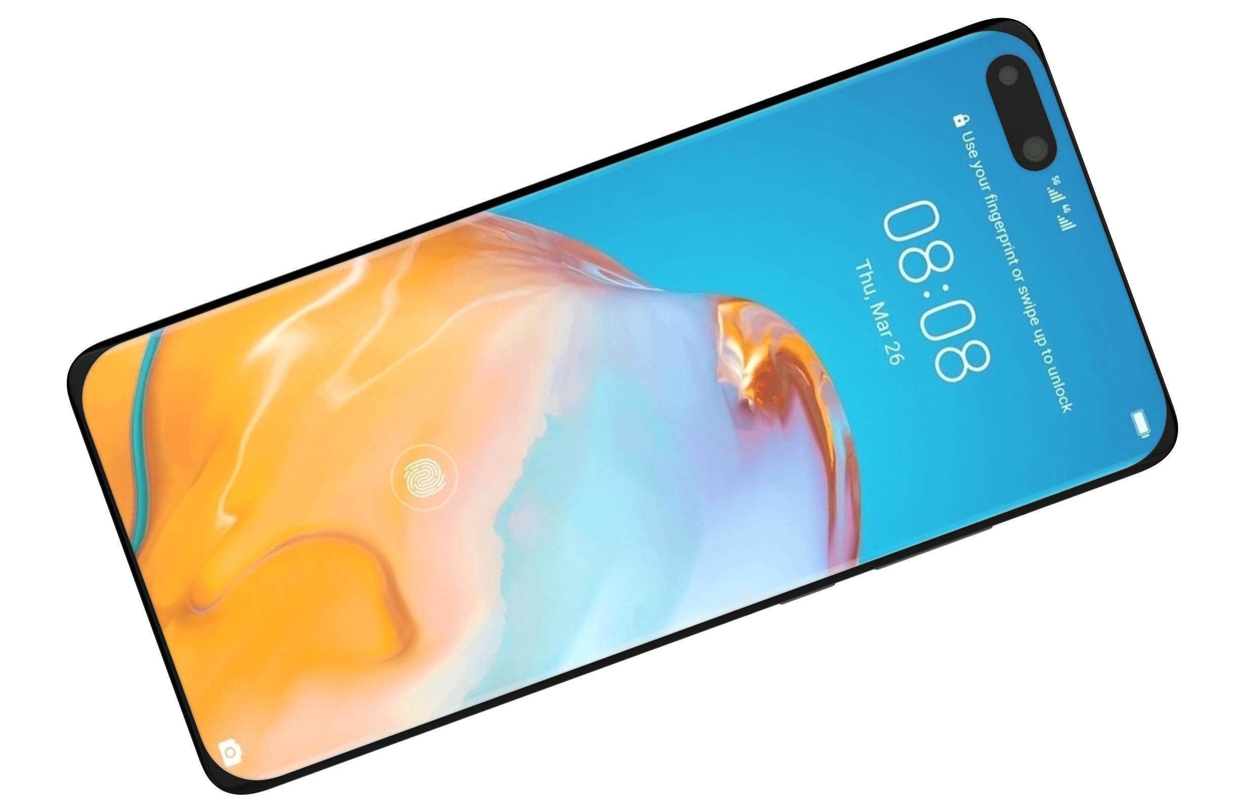 Huawei P40 Pro Plus Black 3D model_6