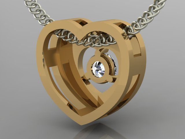 You are in my heart 3D print model_19