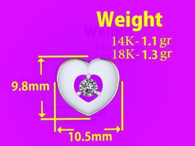 You are in my heart 3D print model_10