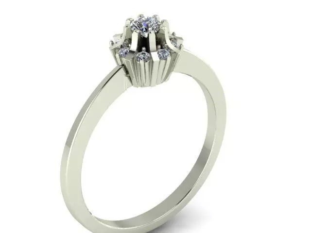 Ring Flower 3D print model