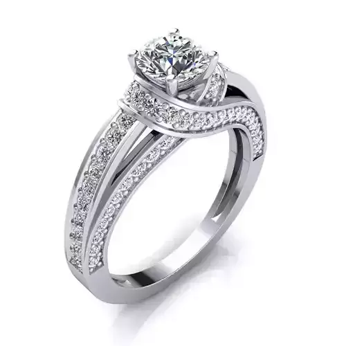 Vintage Engagement Diamond Ring 