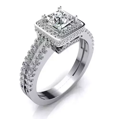 Royal Engagement Ring 3D print model