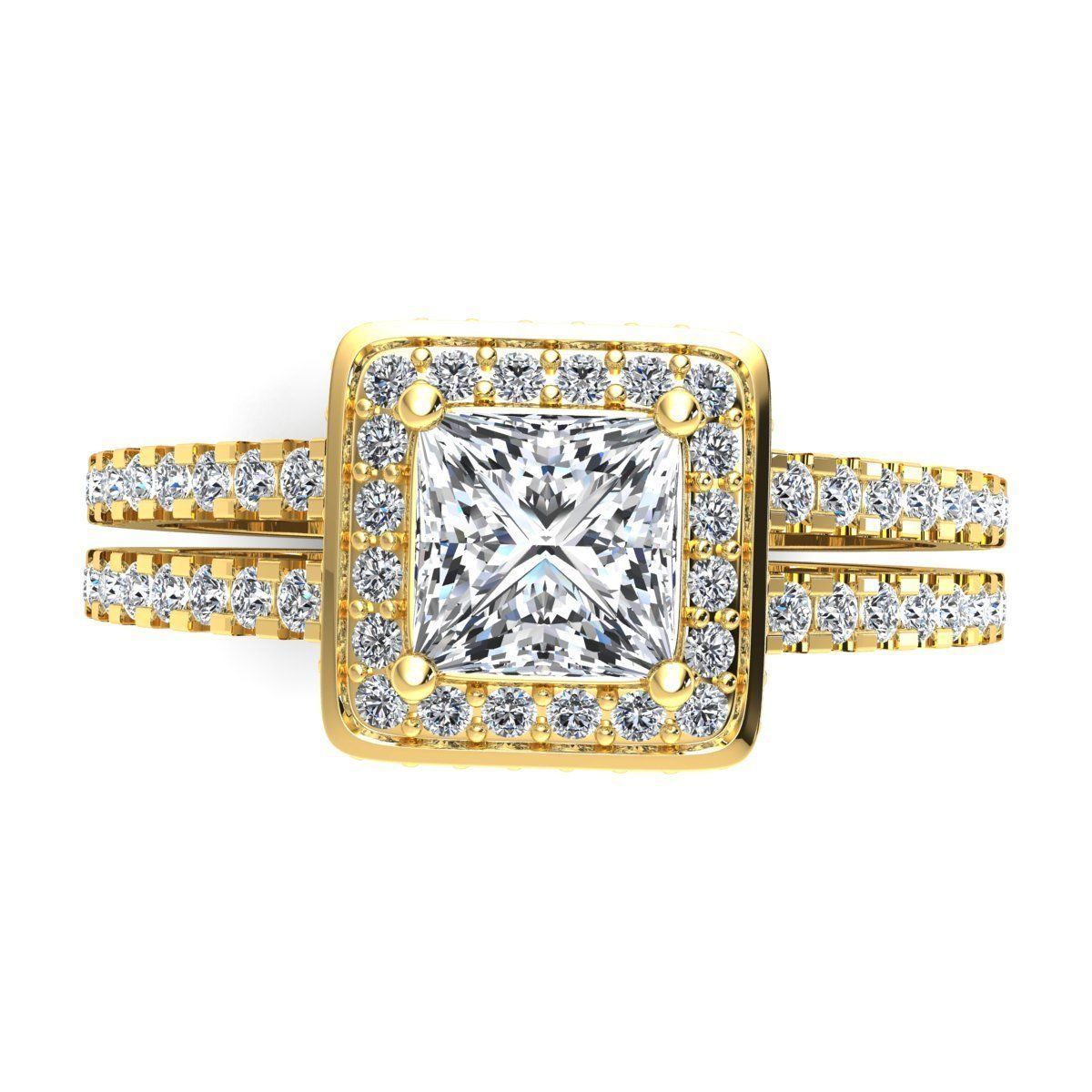 Royal Engagement Ring 3D print model_8