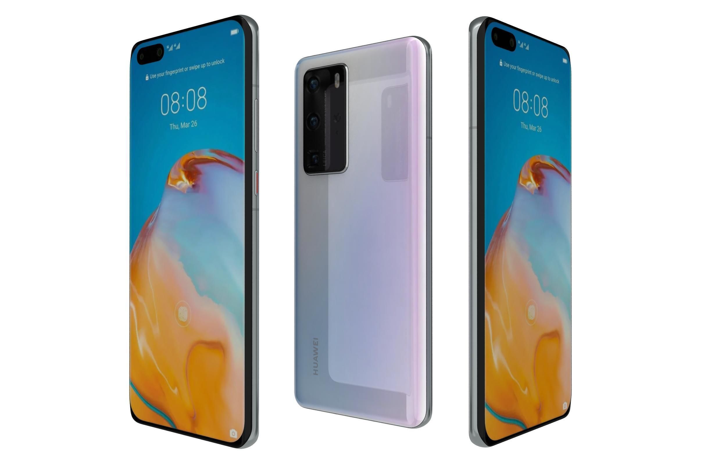 Huawei P40 Collection 3D model_57