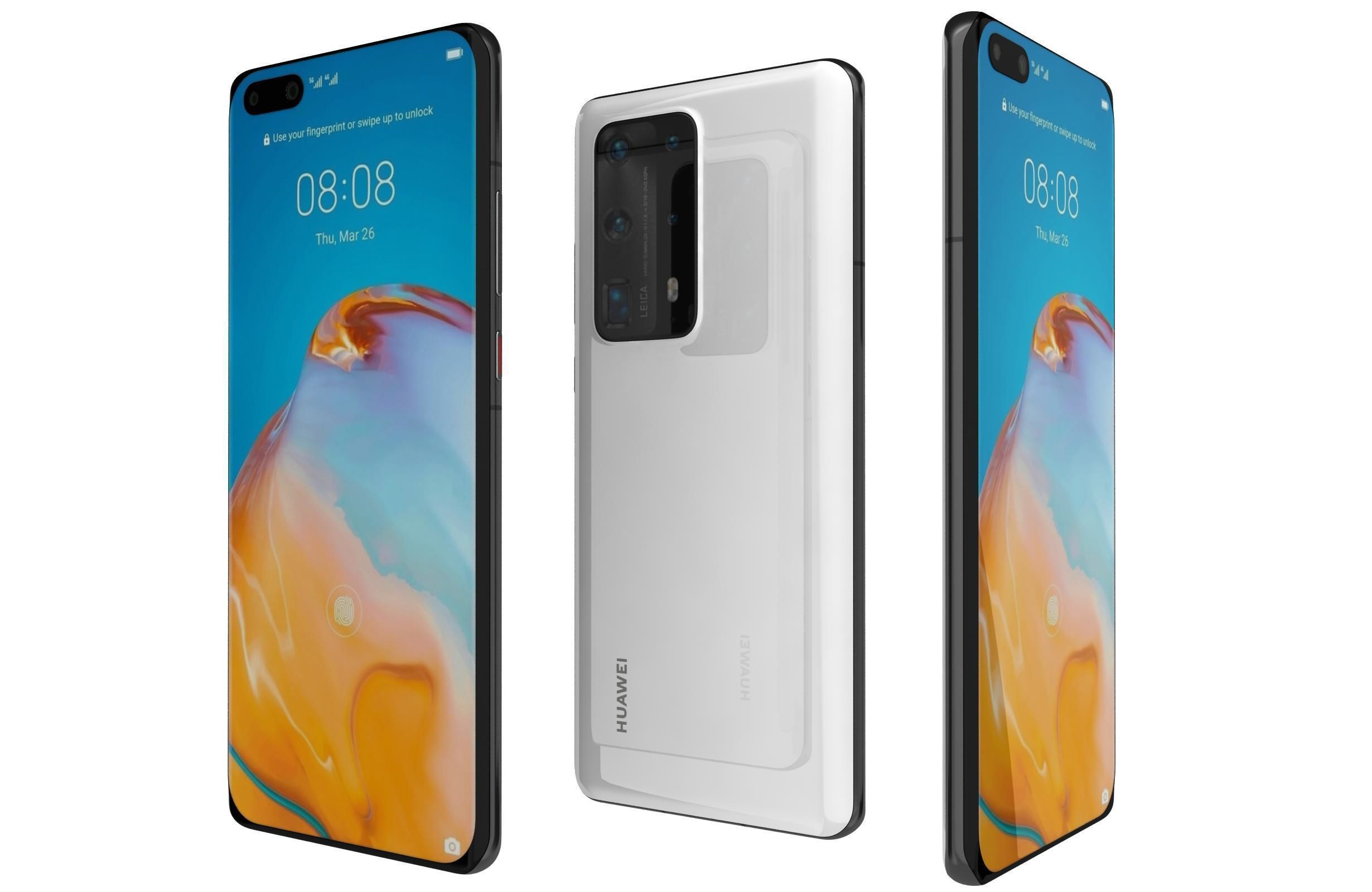 Huawei P40 Collection 3D model_29