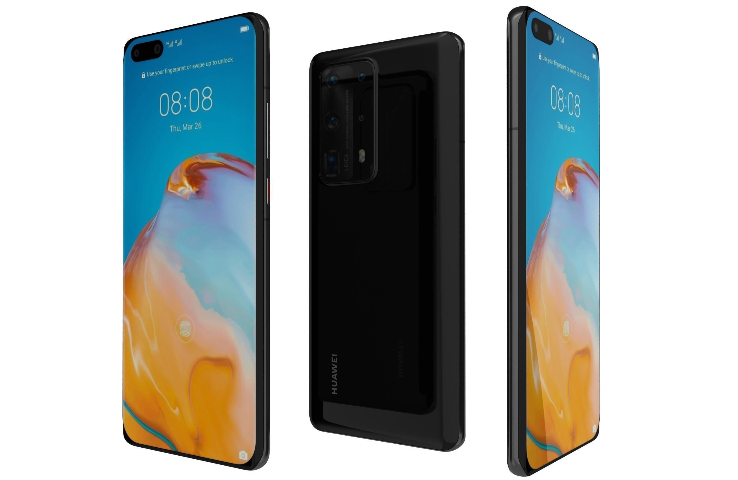 Huawei P40 Collection 3D model_33