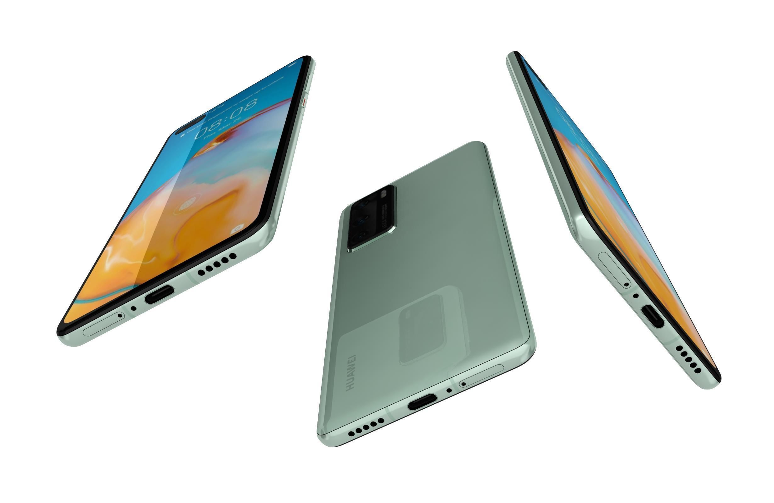 Huawei P40 Collection 3D model_6