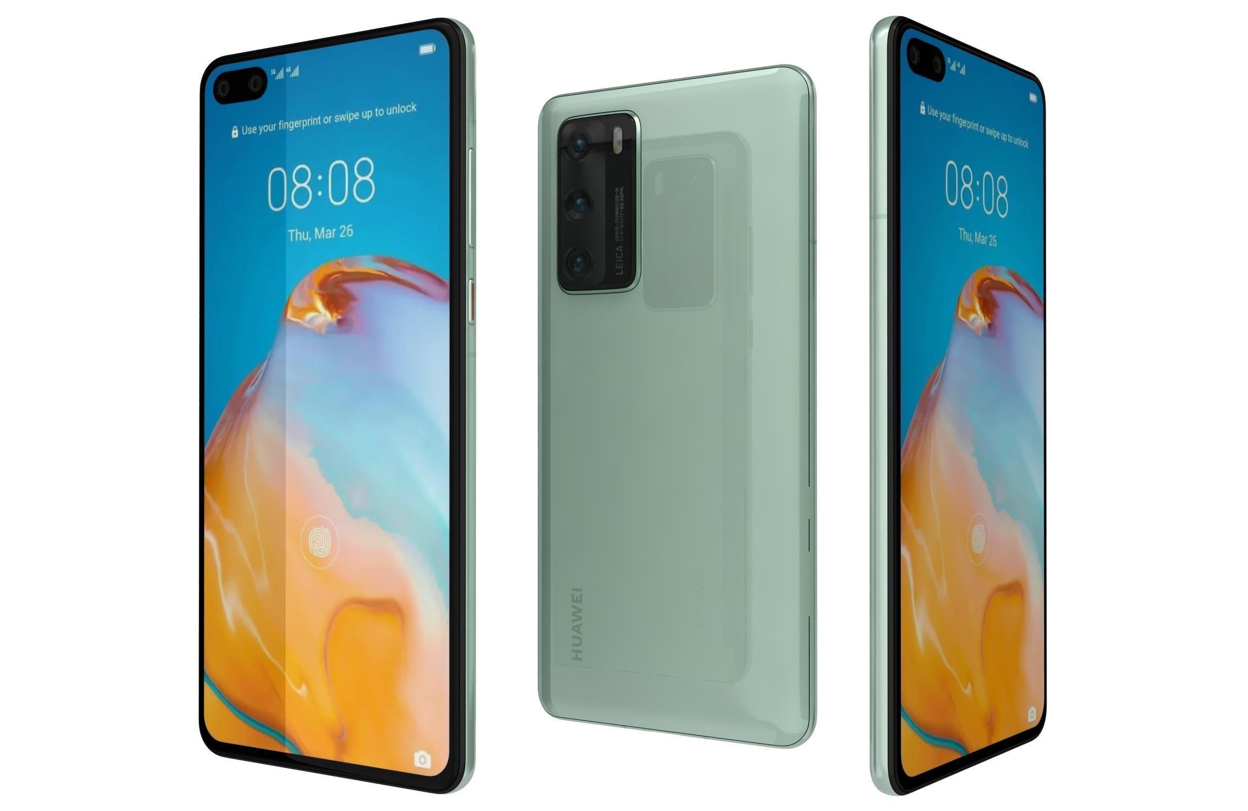 Huawei P40 Collection 3D model_5