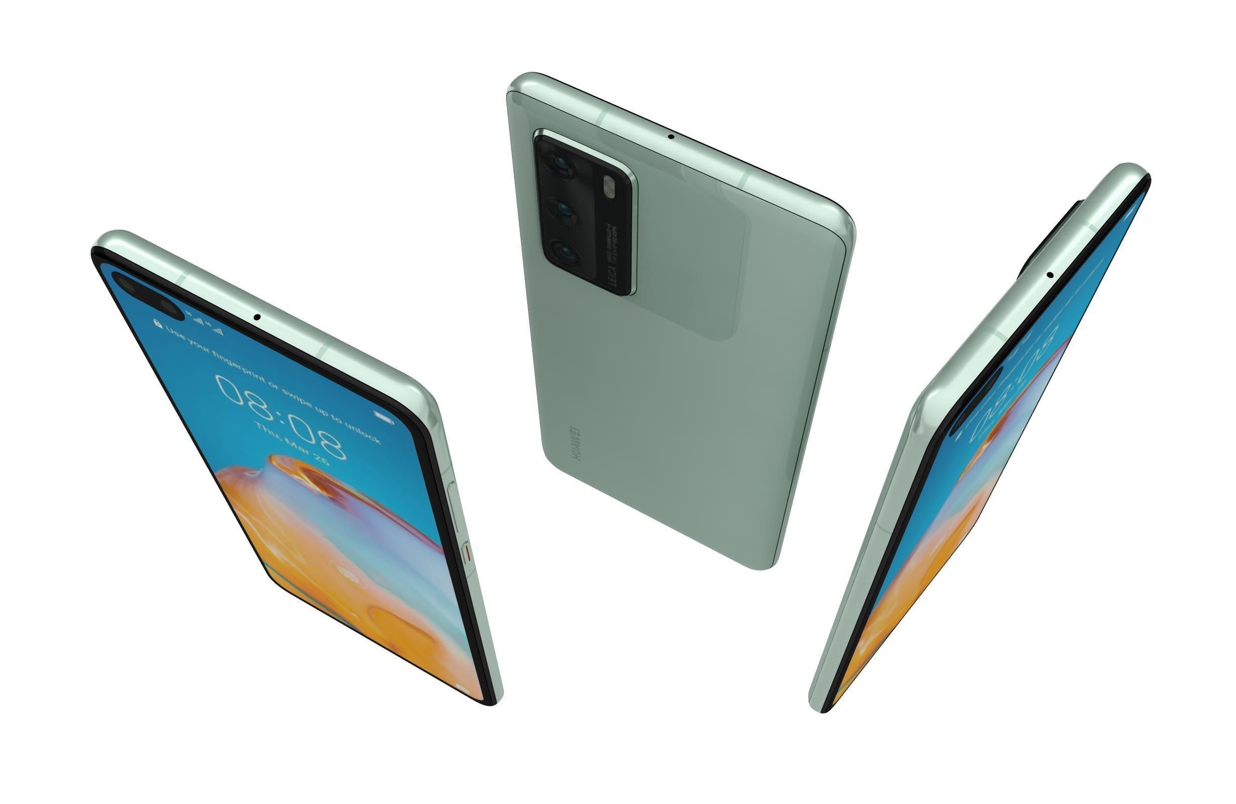 Huawei P40 Collection 3D model_7