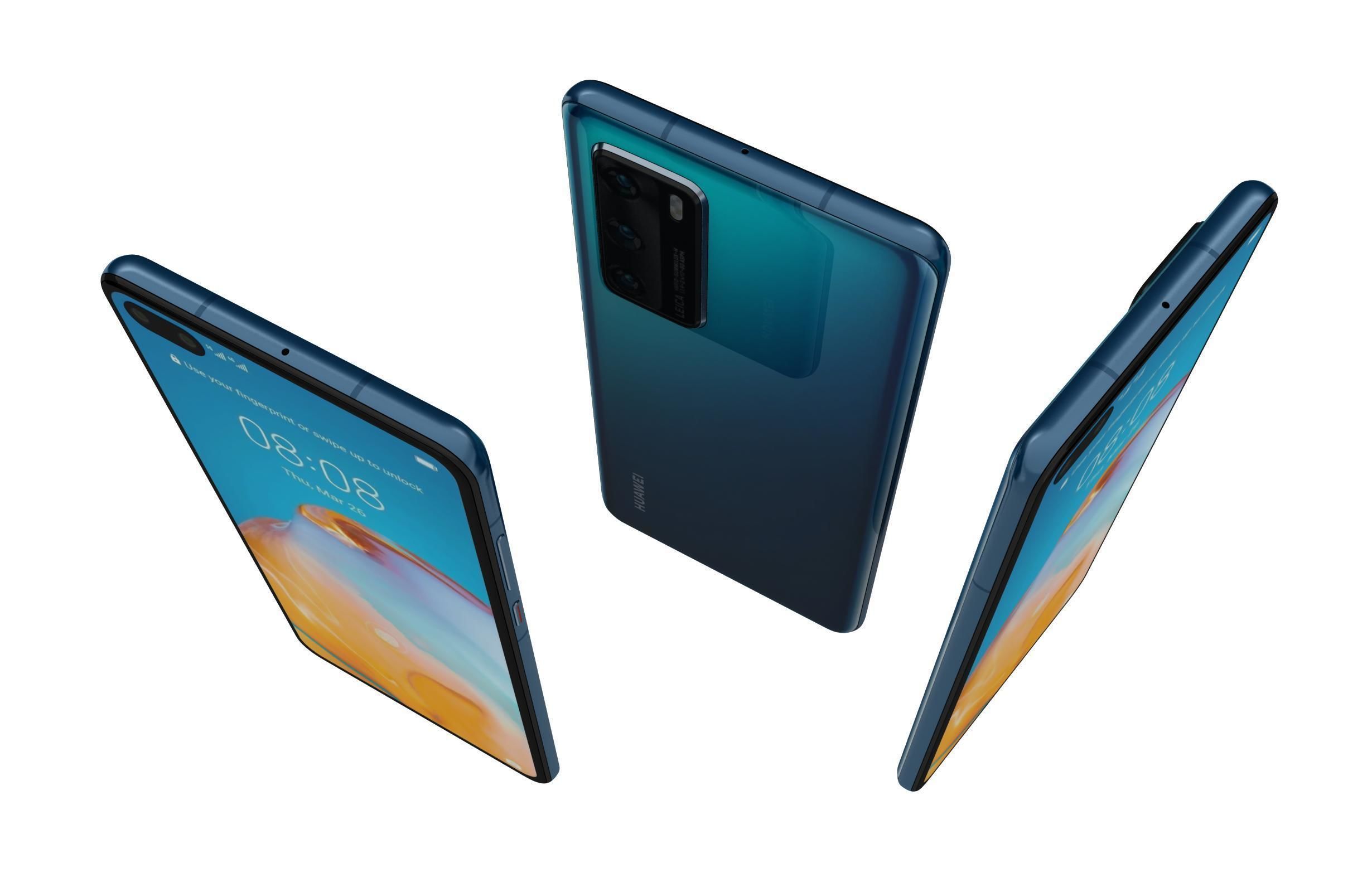 Huawei P40 Collection 3D model_15
