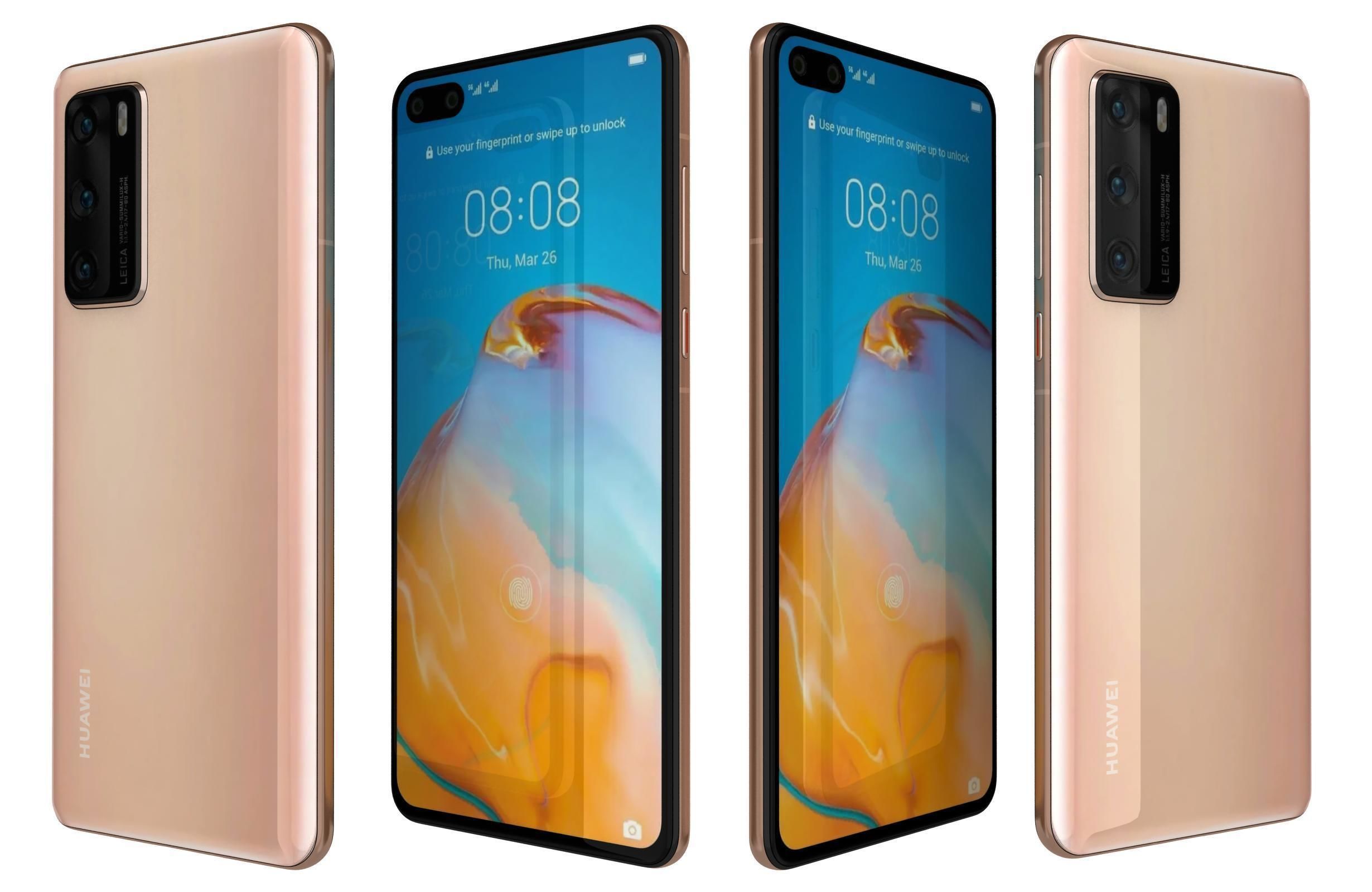 Huawei P40 Collection 3D model_19