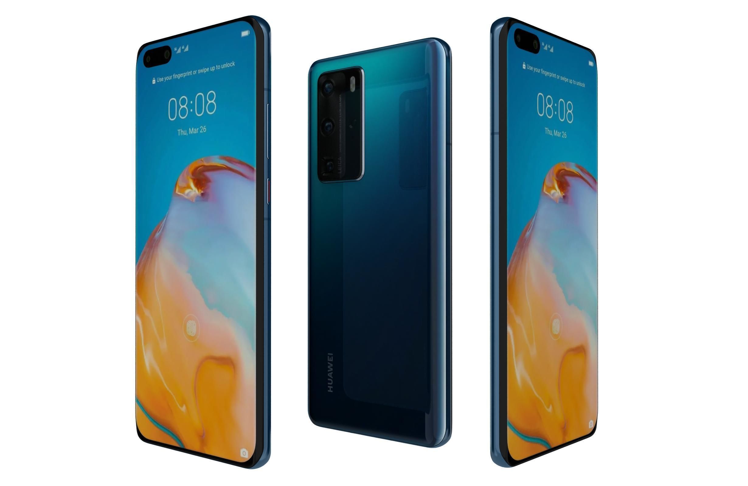 Huawei P40 Collection 3D model_53