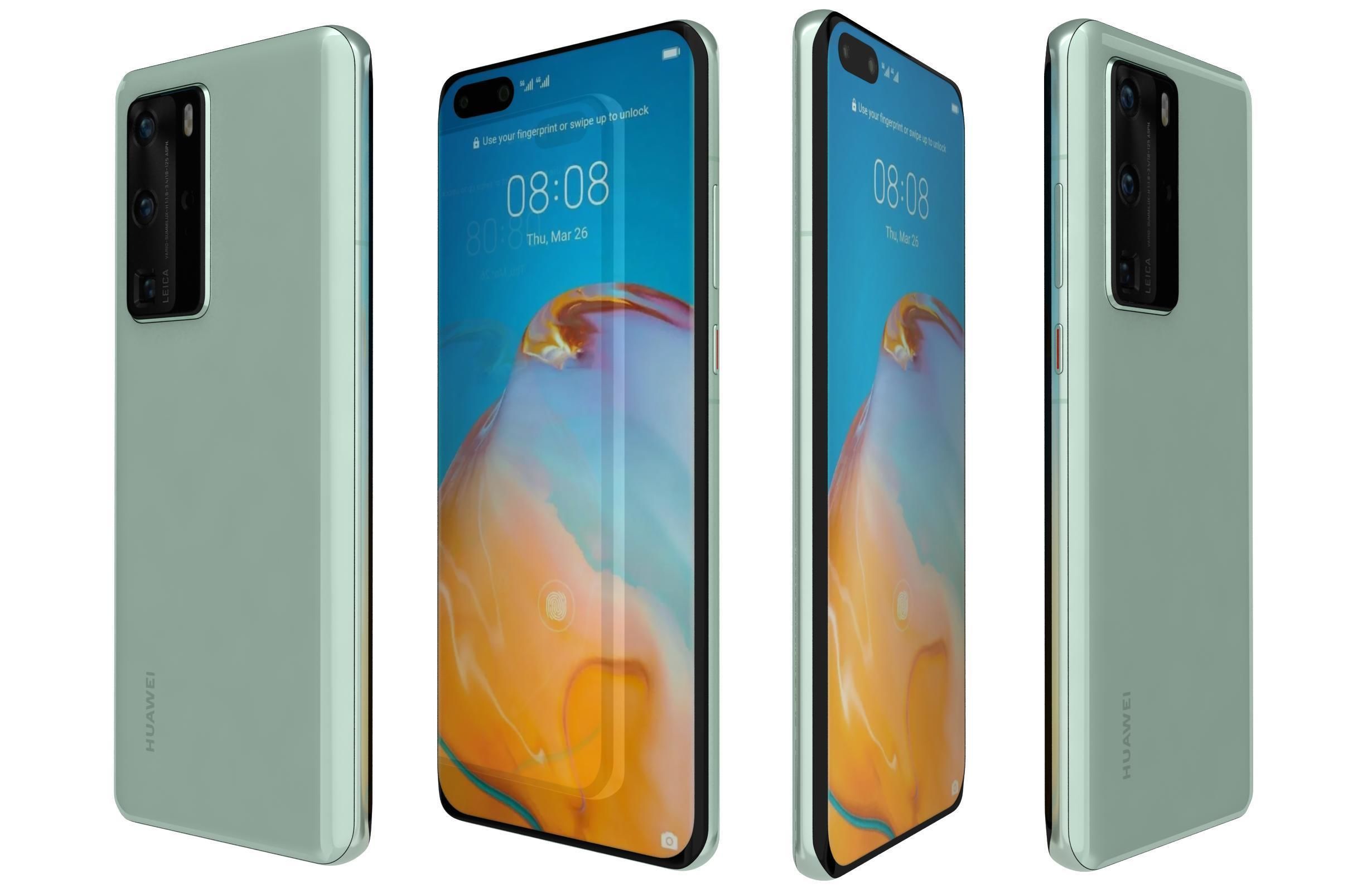 Huawei P40 Collection 3D model_64