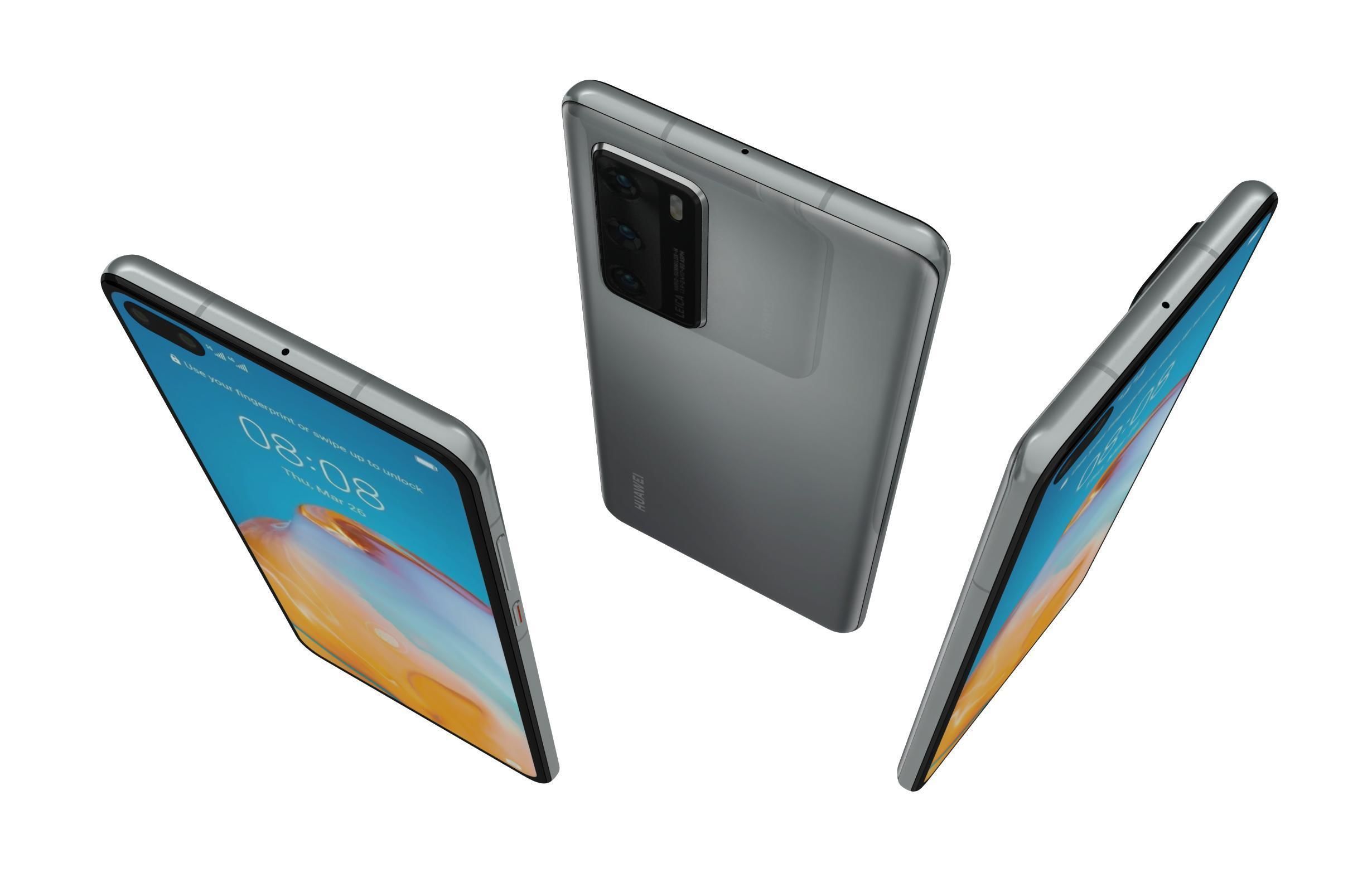 Huawei P40 Collection 3D model_2