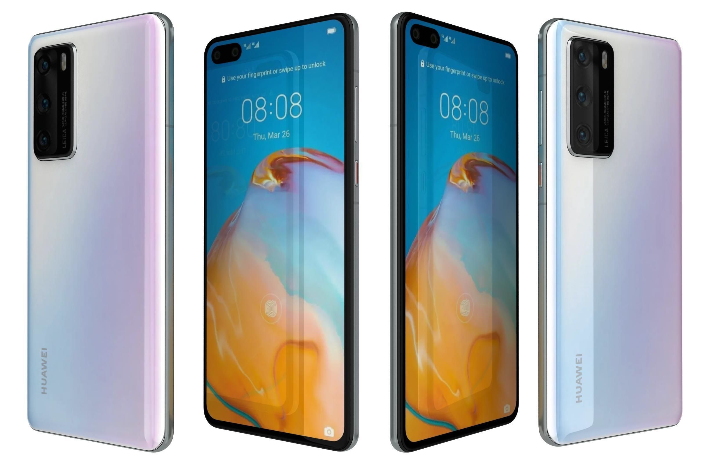 Huawei P40 Collection 3D model_12