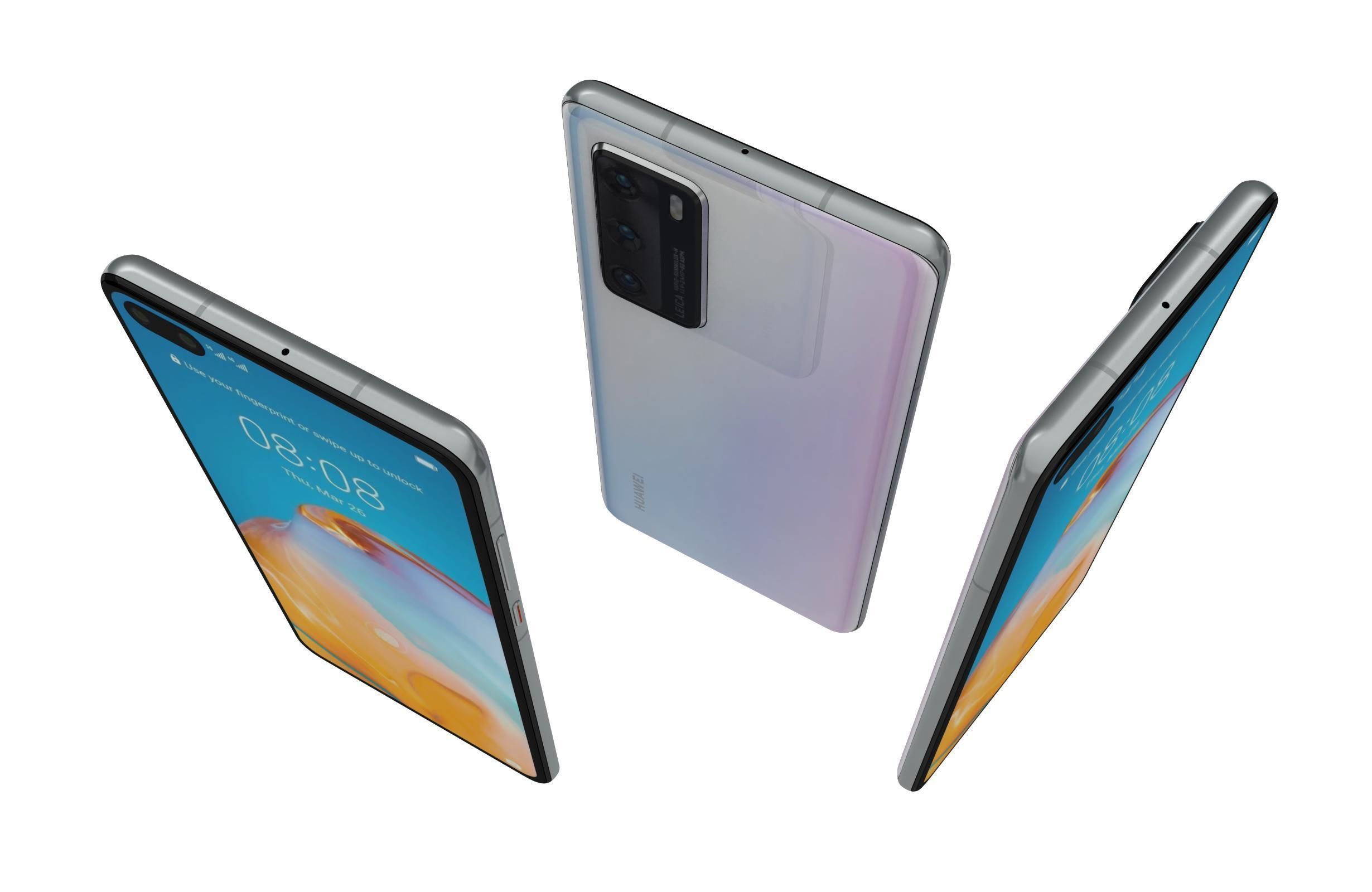 Huawei P40 Collection 3D model_10