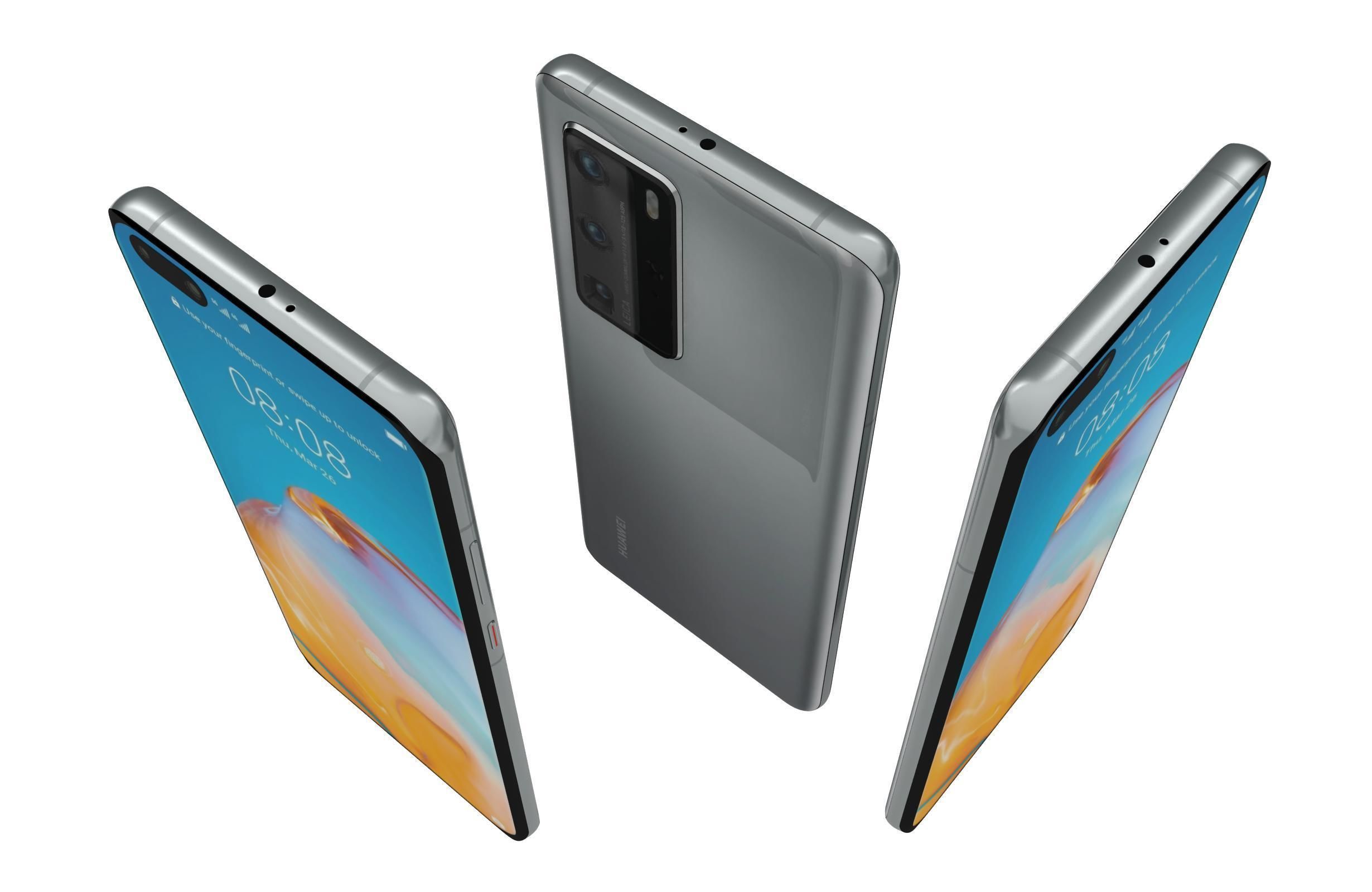 Huawei P40 Collection 3D model_42