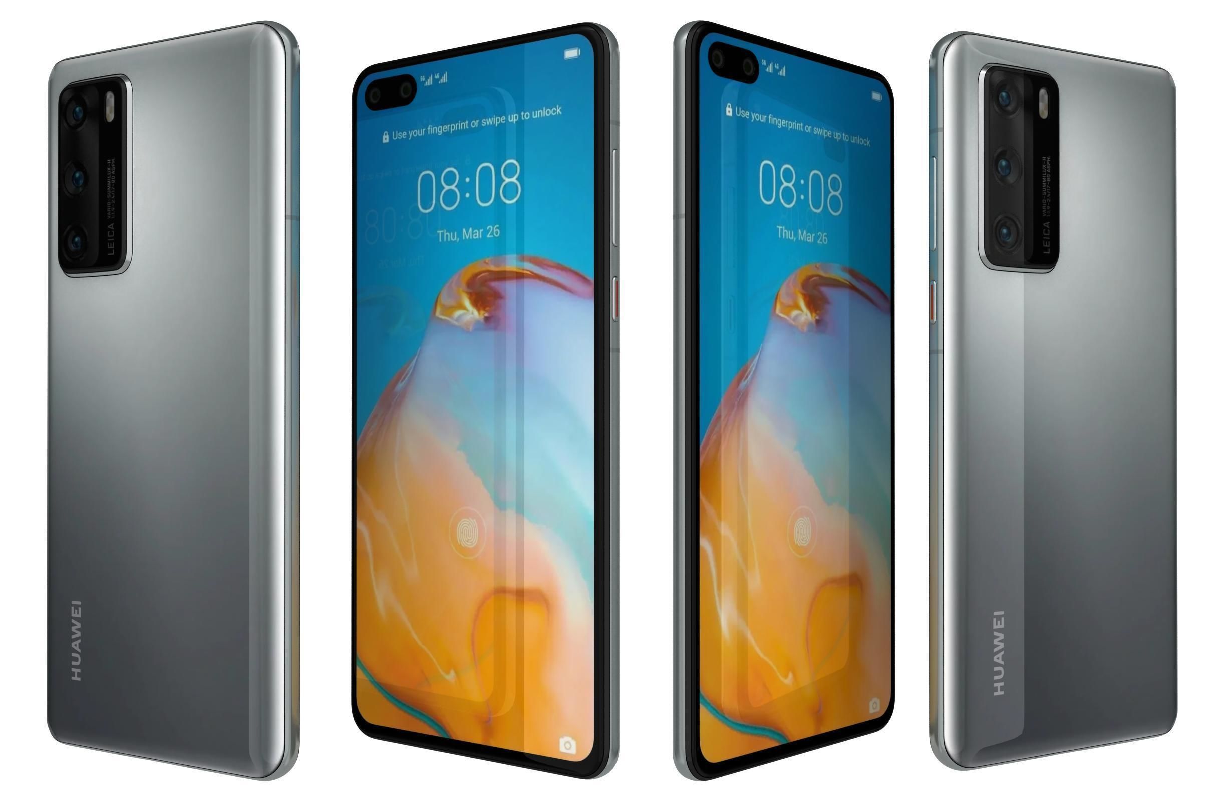 Huawei P40 Collection 3D model_4